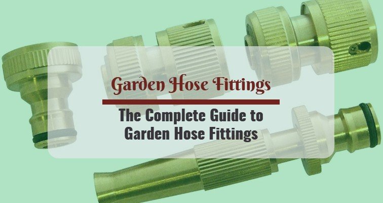 Hot/Cold Water Brass Hose Replacement Fittings Garden Hose Set For 1/2" I.D. 